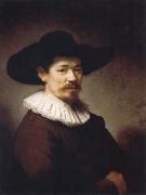 REMBRANDT Harmenszoon van Rijn Portrait of Herman Doomer oil on canvas